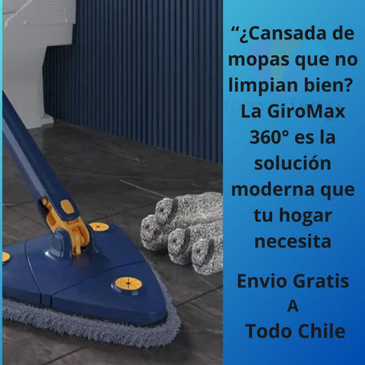 GiroMax 360°-Mopa de limpieza ajustable giratoria 360