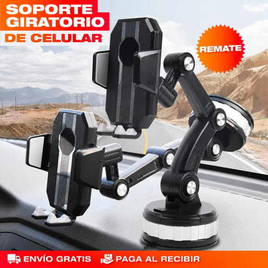 SpinMount: Soporte Celular 360° para Aut