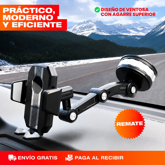 SpinMount: Soporte Celular 360° para Aut