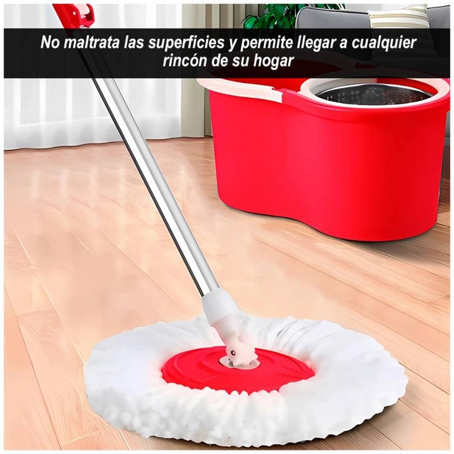 AquaSpin Pro - Limpia pisos sin mojarte las manos